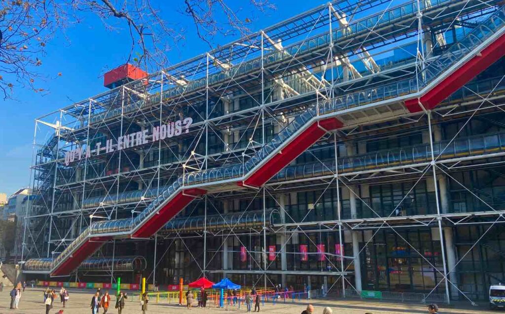 the Pompidou Center in Paris