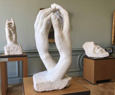 sculpture de rodin "les mains" au musée Rodin