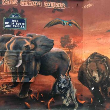 street art at la butte aux cailles
