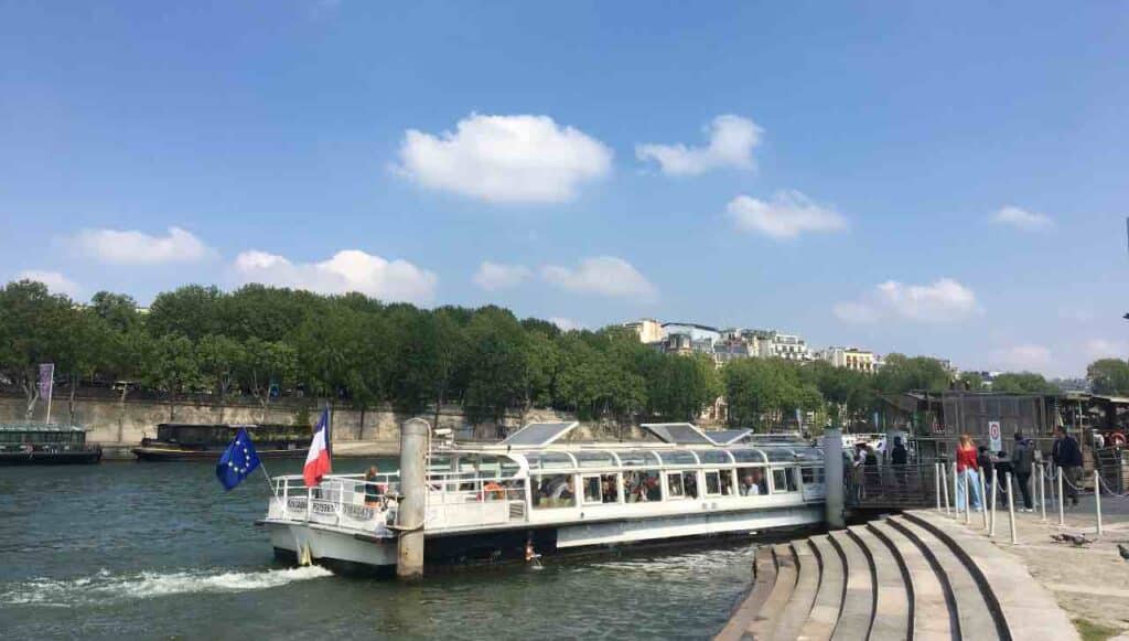 boatbus on the Seine