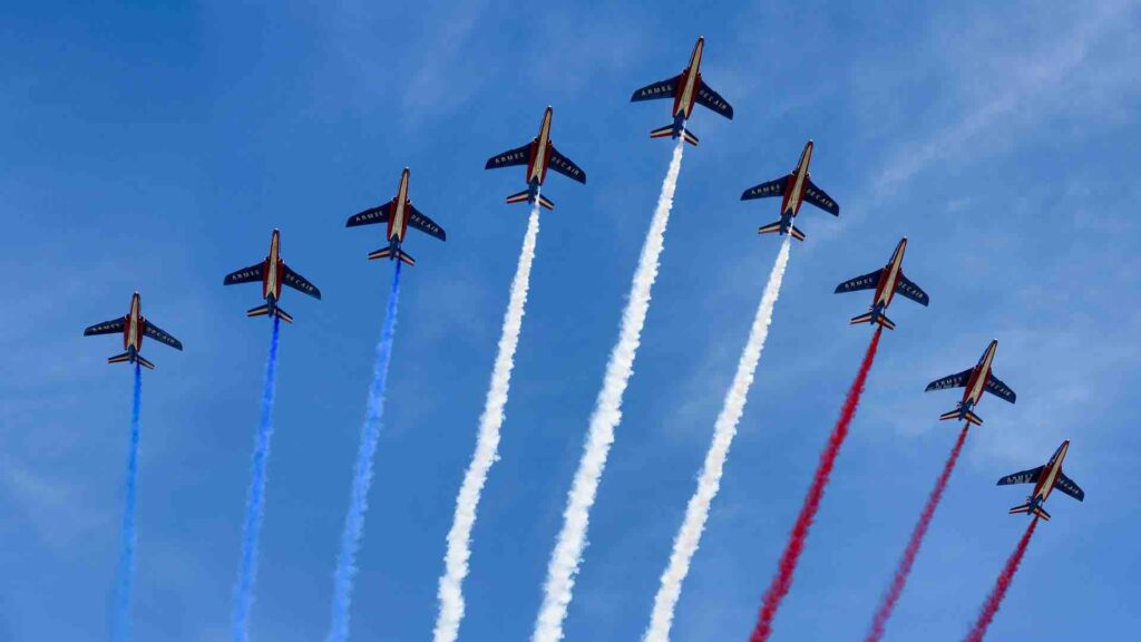 July 14 flypast