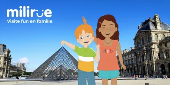 The Ile de la Cité + Louvre-Tuilerie-Palais-Royal with 4 to 7 years old