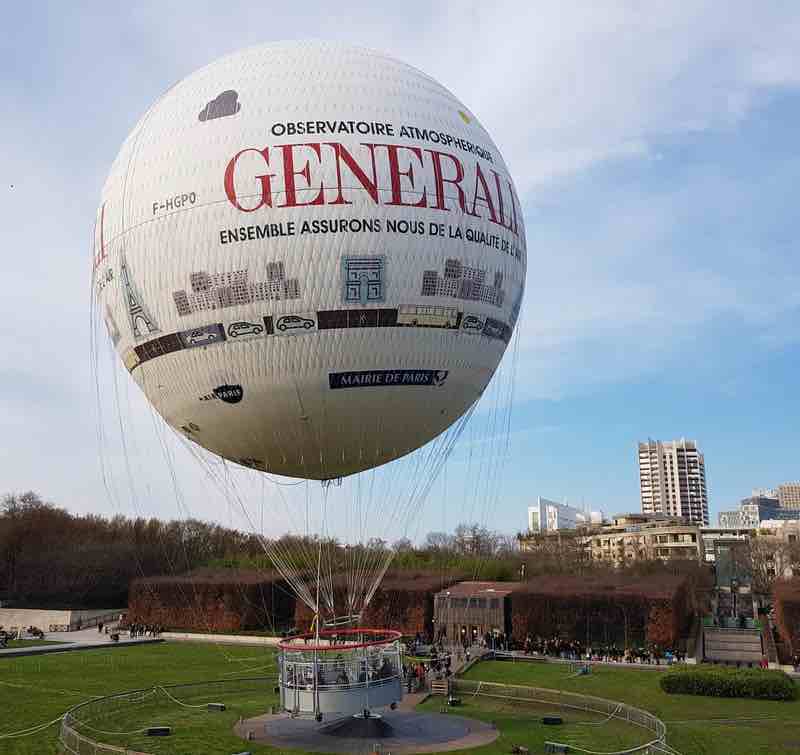 le vol en montgolfière