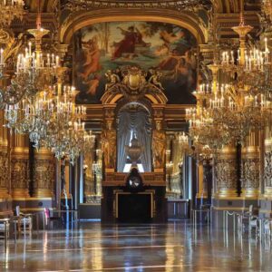 family visit to the paris opera