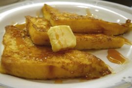 recette facile du pain perdu au four